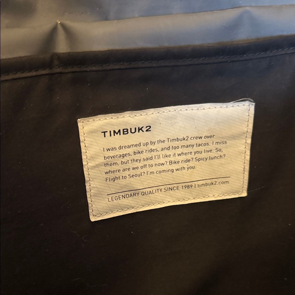 Timbuk2 Messenger Laptop Bag Black Brown | Crossbody Work Commuter Tech Bag - Picture 4 of 7